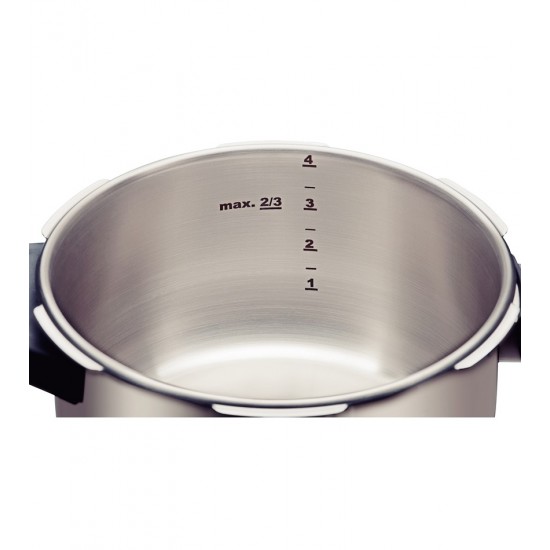 Panela 4,5 Litros 22cm De Pressão Solar De Aço Inox Tramontina Fundo Triplo